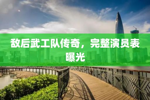 敌后武工队传奇，完整演员表曝光