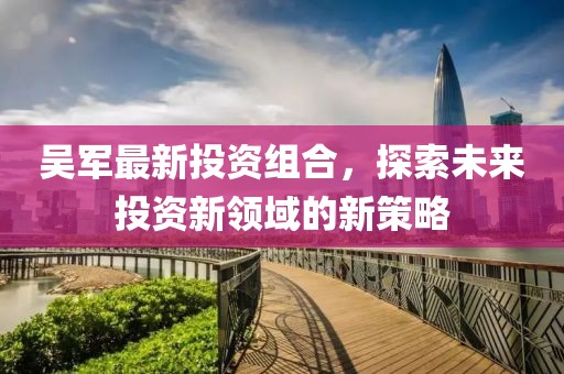 吴军最新投资组合，探索未来投资新领域的新策略