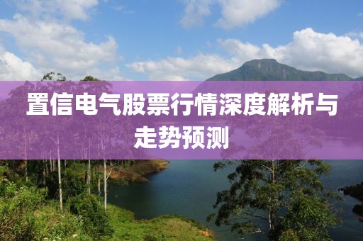 置信电气股票行情深度解析与走势预测