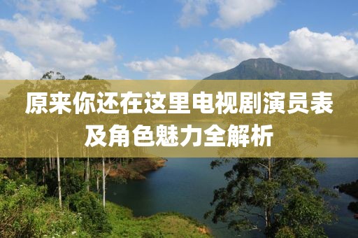 原来你还在这里电视剧演员表及角色魅力全解析