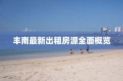 丰南最新出租房源全面概览