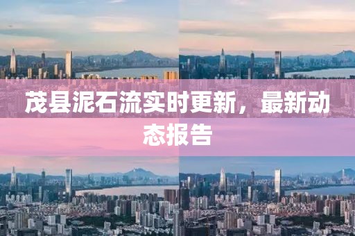 茂县泥石流实时更新，最新动态报告