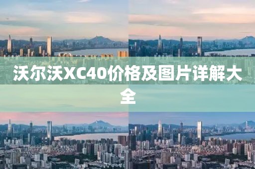 沃尔沃XC40价格及图片详解大全