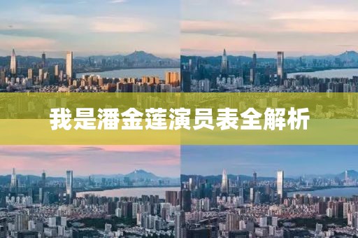 我是潘金莲演员表全解析