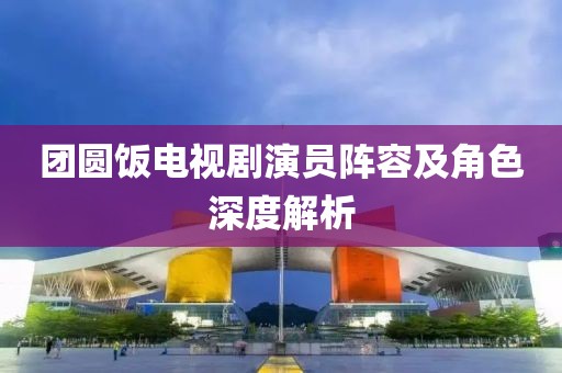 团圆饭电视剧演员阵容及角色深度解析