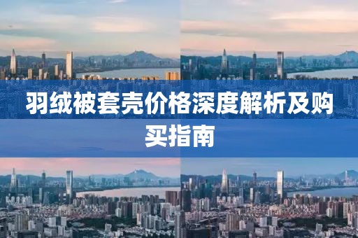 羽绒被套壳价格深度解析及购买指南