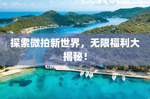探索微拍新世界，无限福利大揭秘！