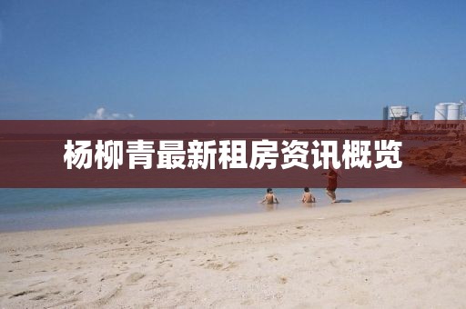 杨柳青最新租房资讯概览
