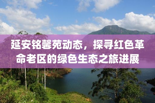 延安铭馨苑动态，探寻红色革命老区的绿色生态之旅进展