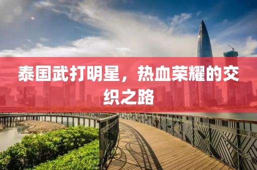 泰国武打明星，热血荣耀的交织之路