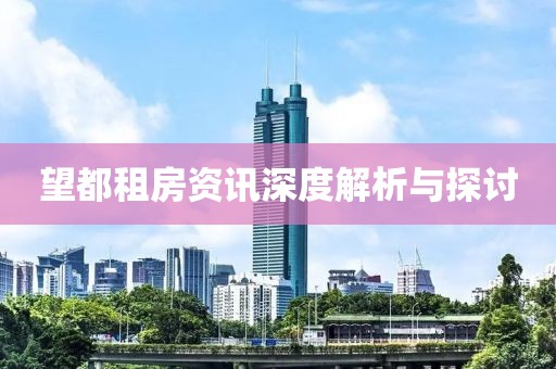 望都租房资讯深度解析与探讨