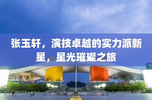 张玉轩，演技卓越的实力派新星，星光璀璨之旅