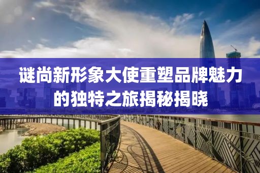 谜尚新形象大使重塑品牌魅力的独特之旅揭秘揭晓