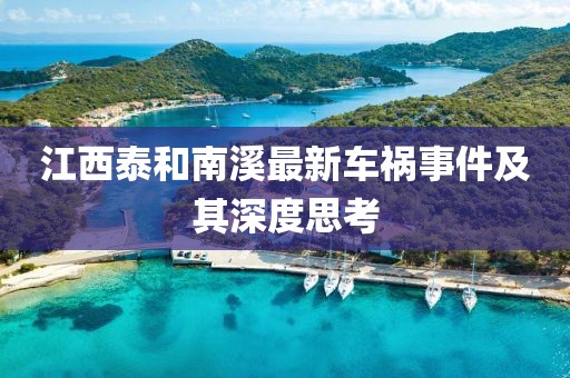 江西泰和南溪最新车祸事件及其深度思考