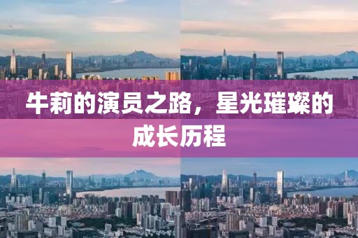 牛莉的演员之路，星光璀璨的成长历程