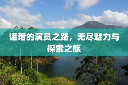 诺诺的演员之路，无尽魅力与探索之旅