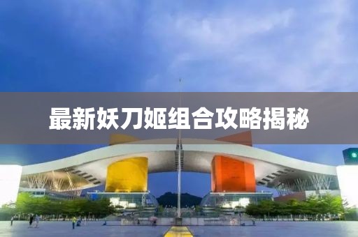 最新妖刀姬组合攻略揭秘