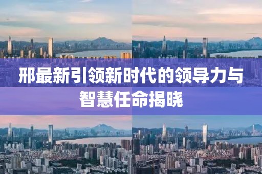 邢最新引领新时代的领导力与智慧任命揭晓