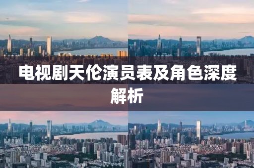 电视剧天伦演员表及角色深度解析