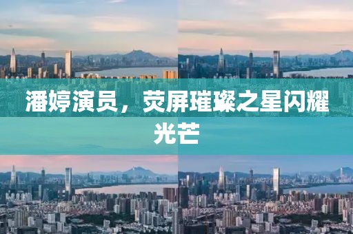 潘婷演员，荧屏璀璨之星闪耀光芒