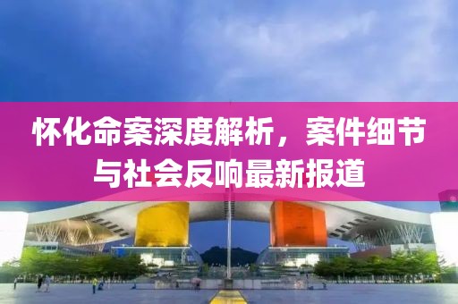 怀化命案深度解析，案件细节与社会反响最新报道