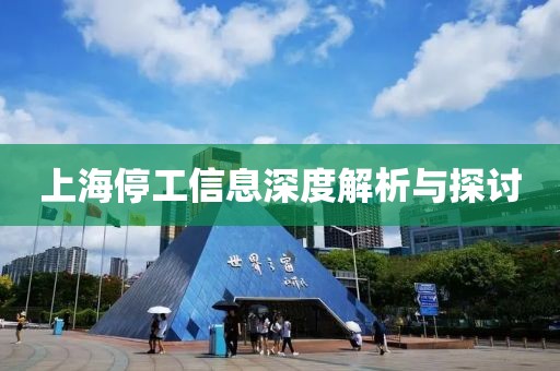 上海停工信息深度解析与探讨