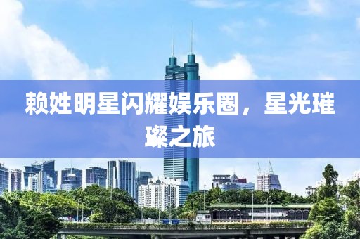 赖姓明星闪耀娱乐圈，星光璀璨之旅