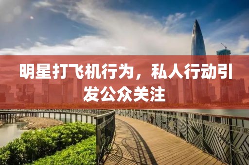 明星打飞机行为，私人行动引发公众关注