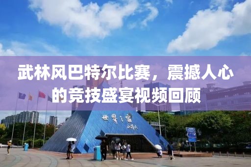 武林风巴特尔比赛，震撼人心的竞技盛宴视频回顾