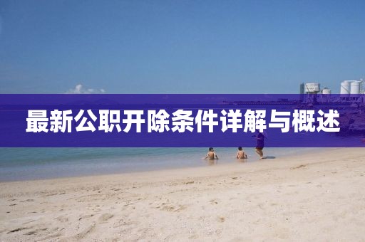 最新公职开除条件详解与概述