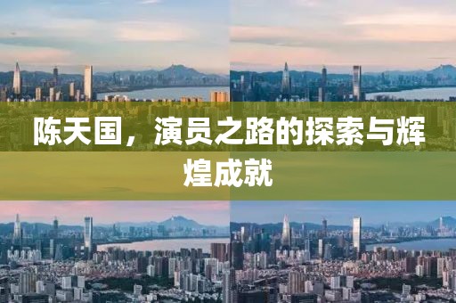 陈天国，演员之路的探索与辉煌成就