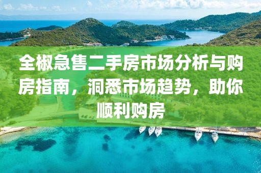 全椒急售二手房市场分析与购房指南，洞悉市场趋势，助你顺利购房