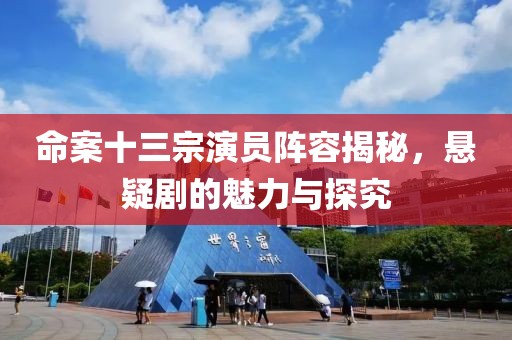 命案十三宗演员阵容揭秘，悬疑剧的魅力与探究