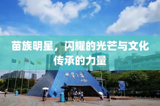 苗族明星，闪耀的光芒与文化传承的力量