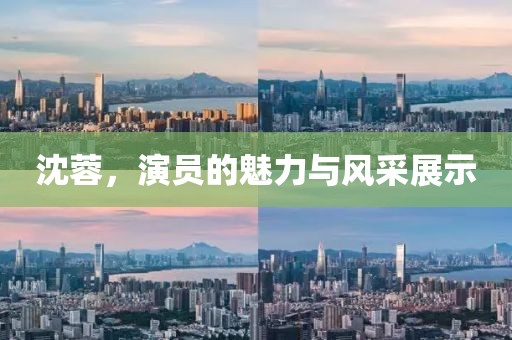 沈蓉，演员的魅力与风采展示