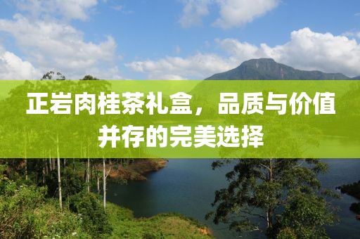 正岩肉桂茶礼盒，品质与价值并存的完美选择