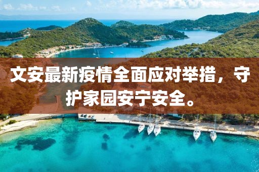 文安最新疫情全面应对举措,守护家园安宁安全。
