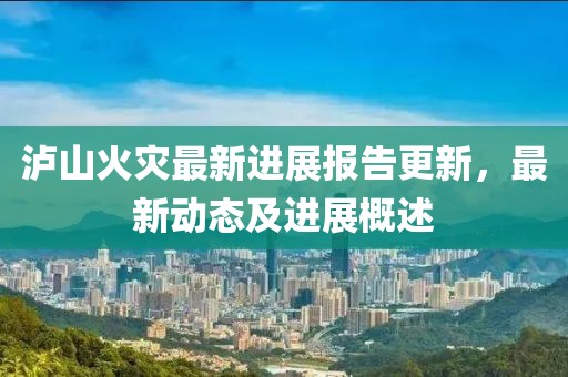 泸山火灾最新进展报告更新，最新动态及进展概述