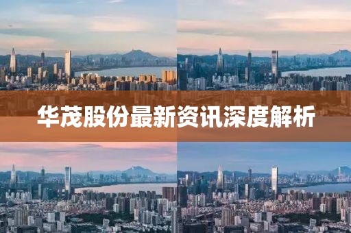 华茂股份最新资讯深度解析