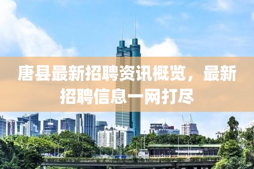 唐县最新招聘资讯概览,最新招聘信息一网打尽
