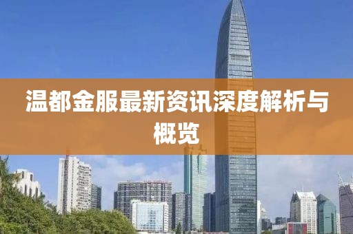 温都金服最新资讯深度解析与概览