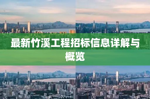 最新竹溪工程招标信息详解与概览