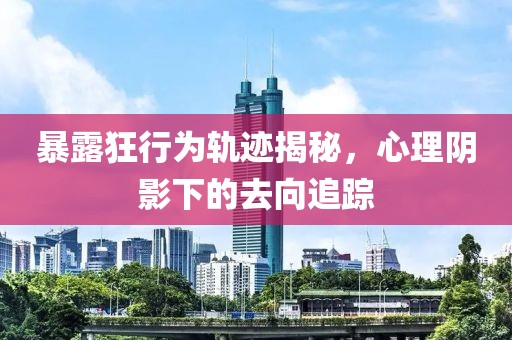 暴露狂行为轨迹揭秘,心理阴影下的去向追踪