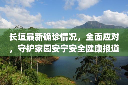 长垣最新确诊情况,全面应对,守护家园安宁安全健康报道