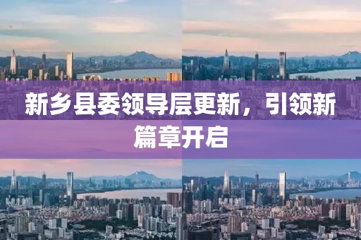 新乡县委领导层更新,引领新篇章开启