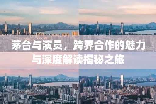 茅台与演员,跨界合作的魅力与深度解读揭秘之旅