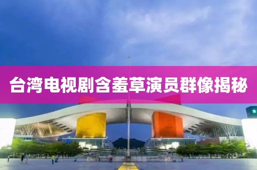 台湾电视剧含羞草演员群像揭秘