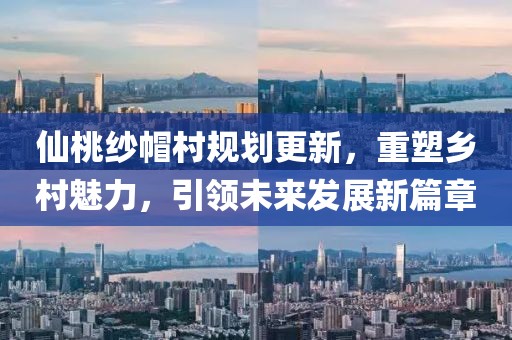 仙桃纱帽村规划更新,重塑乡村魅力,引领未来发展新篇章