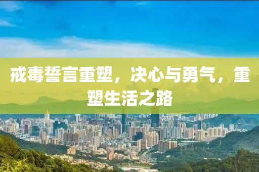 戒毒誓言重塑,决心与勇气,重塑生活之路