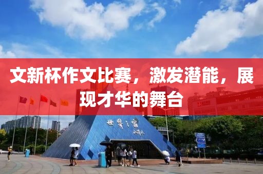 文新杯作文比赛,激发潜能,展现才华的舞台